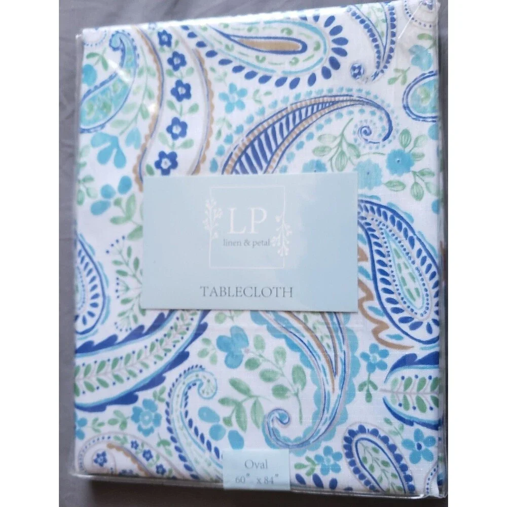 Fabric Indoor Printed Kitchen Tablecloth, 60